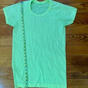 Lululemon bright yellow swiftly tech shirt - size 8